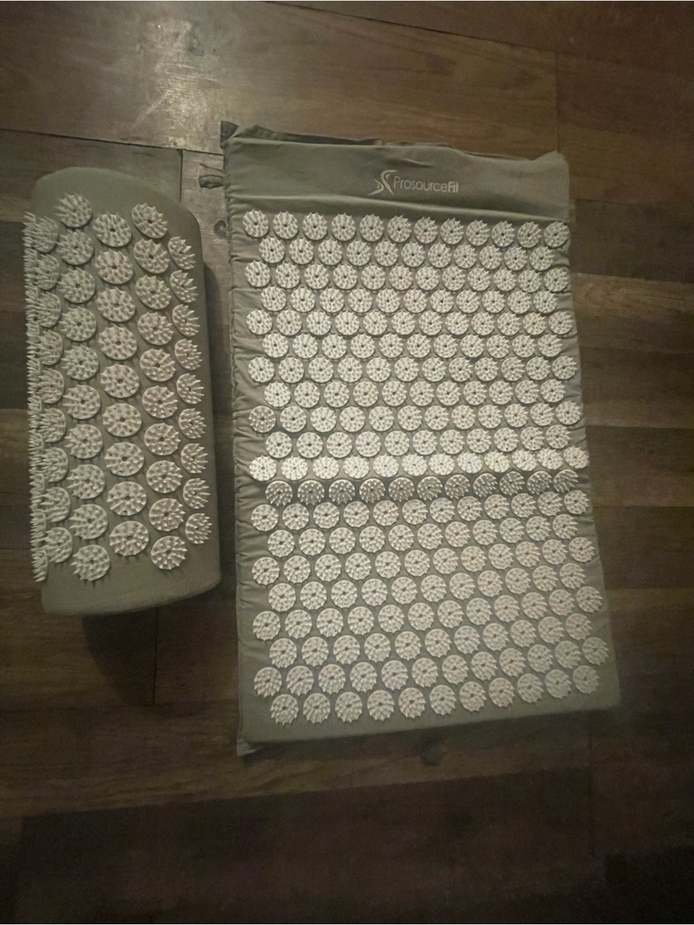 Gray Acupressure Mat and Pillow Set - Gray